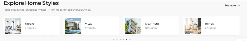 property categories home styles